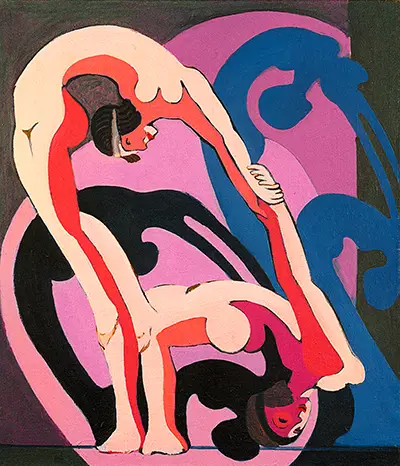 Two Acrobats Ernst Ludwig Kirchner